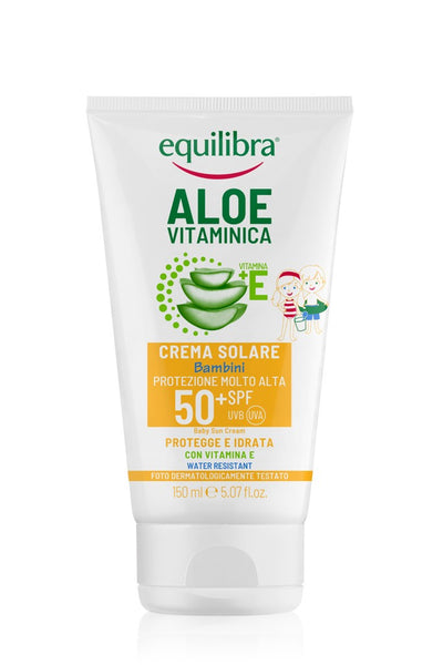 Crema Solare Bambini SPF 50+ Aloe Vitaminica