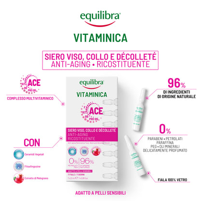 Siero Viso Collo e Décolleté Anti-aging Vitaminica