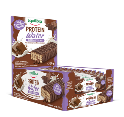 Barrette x 25 Protein Wafer Cioccolato al Latte