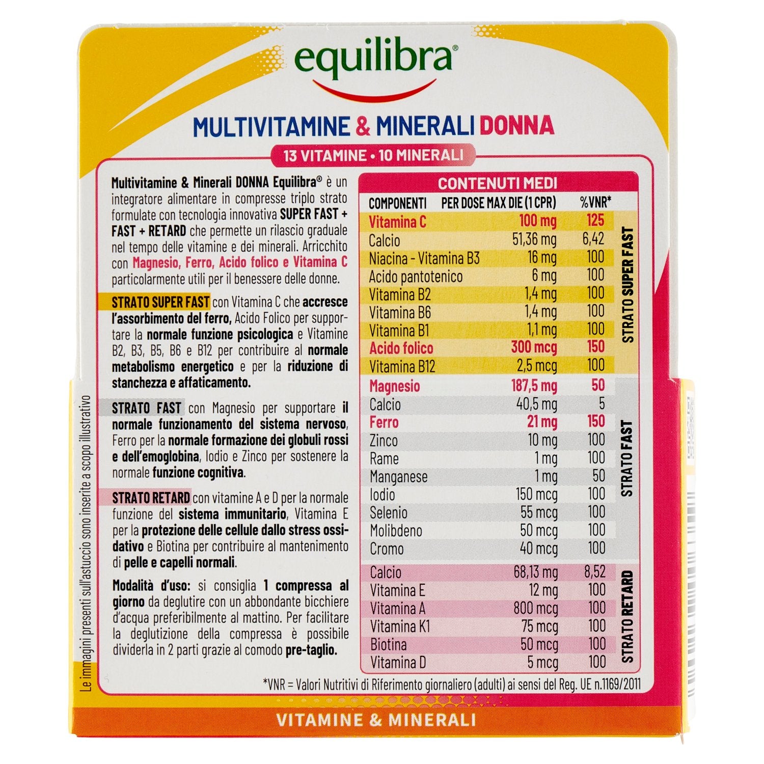 Bundle x3 Multivitamine e Minerali Donna compresse triplo strato
