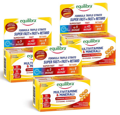 Bundle x3 Multivitamine e Minerali compresse triplo strato