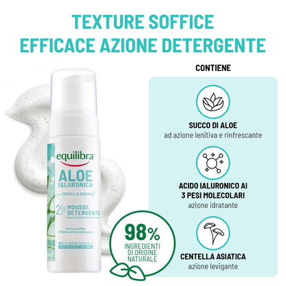 Mousse Detergente Aloe Ialuronica