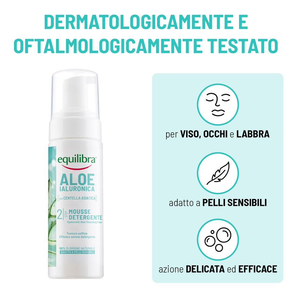 Mousse Detergente Aloe Ialuronica