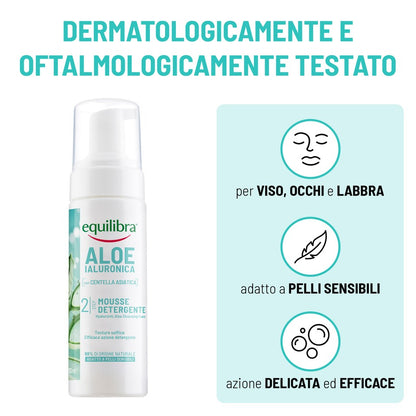 Mousse Detergente Aloe Ialuronica